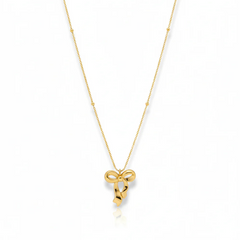 Golden Bow Necklace