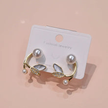 Gold-Plated Contemporary Studs Earrings
