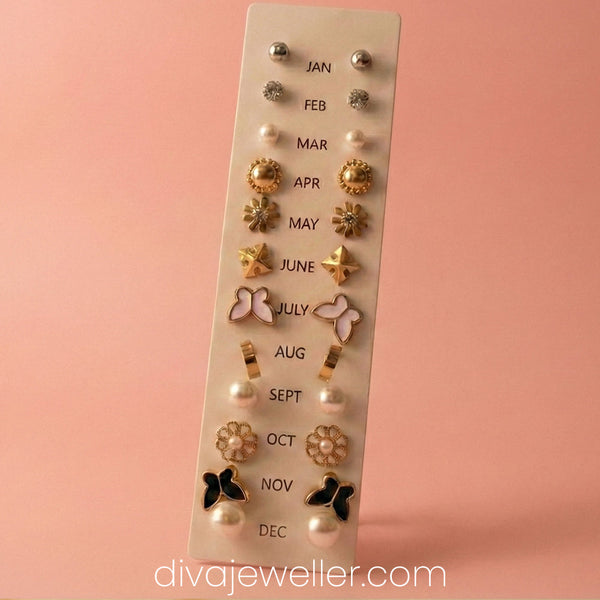 🎁 Earrings Combo Set -Free Gift