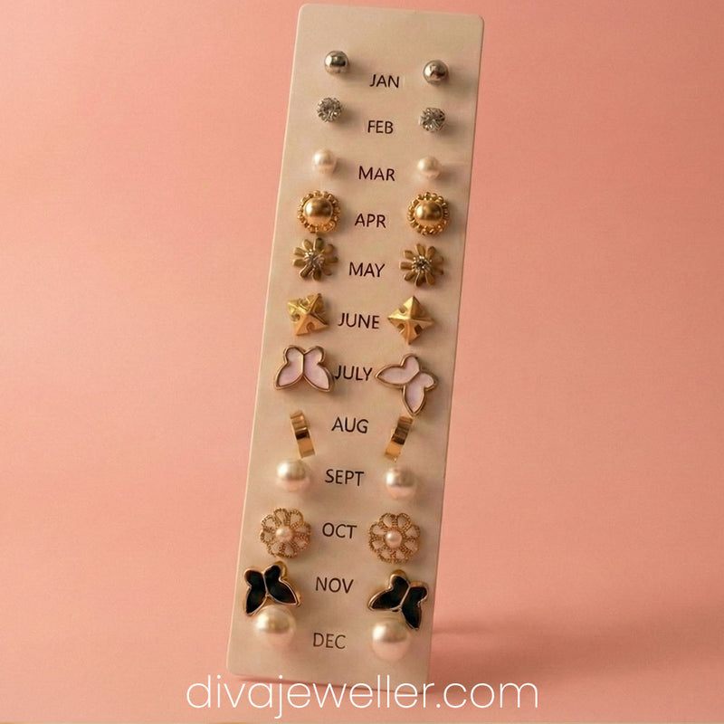 🎁 Earrings Combo Set -Free Gift