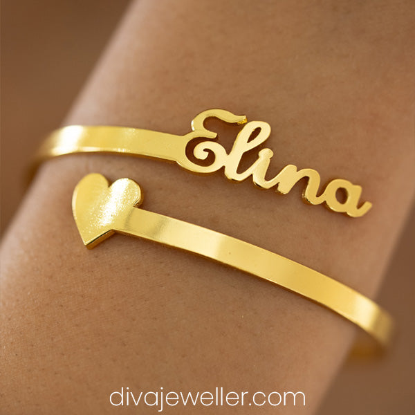 Heart Name Bracelet