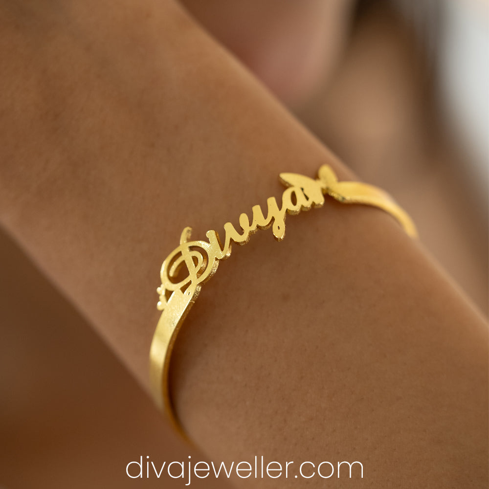 Butterfly Name Bracelet