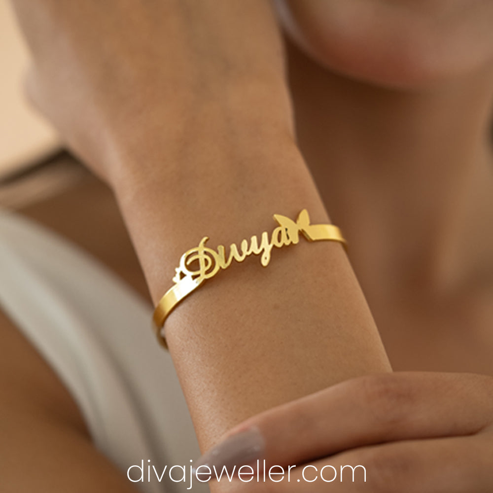 Butterfly Name Bracelet