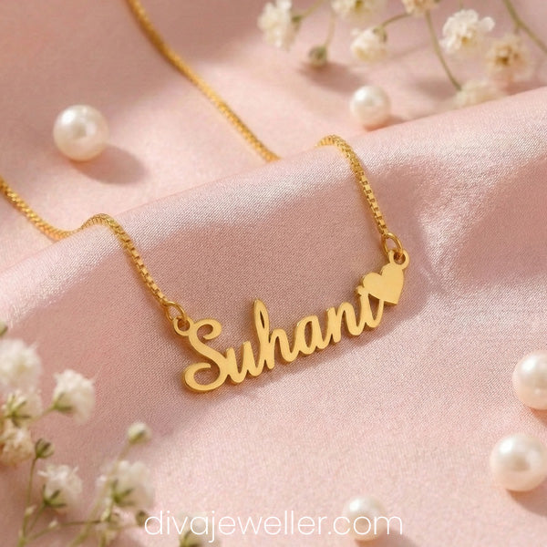 Heart Name Necklace