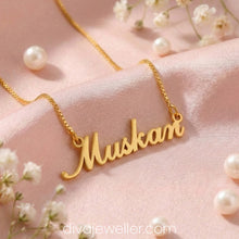 Simple Style Name Necklace