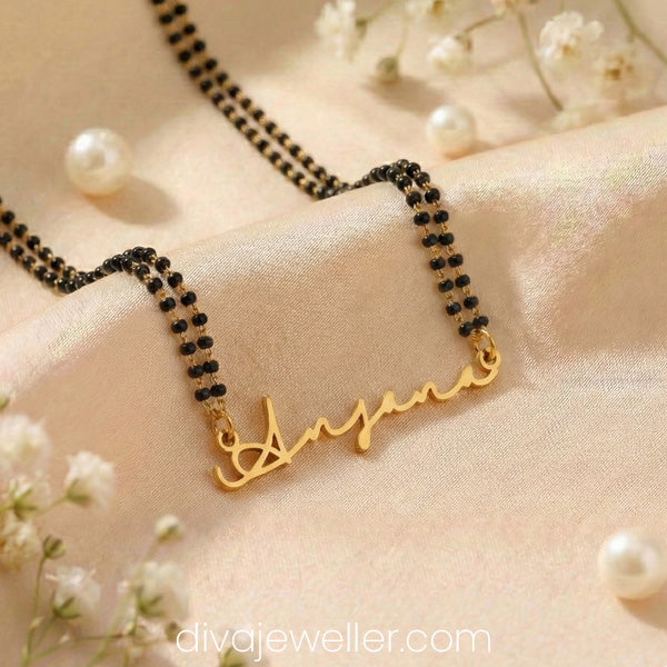 Cursive Signature Name Necklace