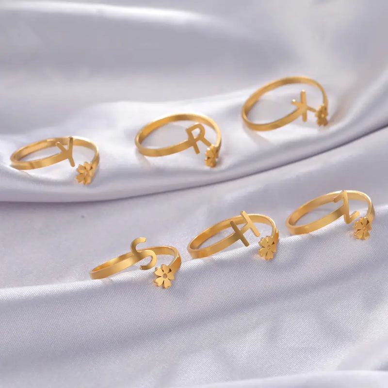 Flower Name Ring