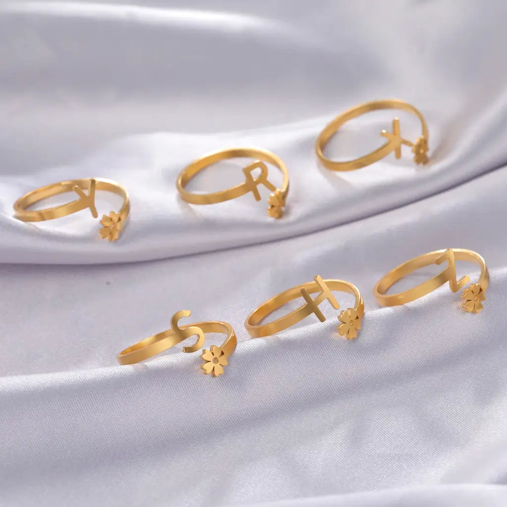 Flower Name Ring