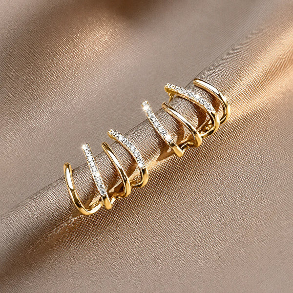 Anti Tarnish Claw Studs Earrings