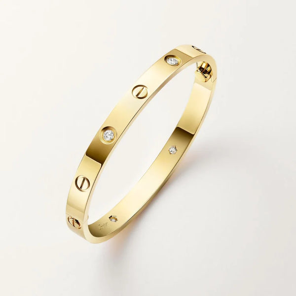 Cartier Style Gold Plated Bracelet
